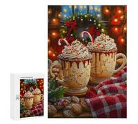 300 PCS Rompecabezas para Adultos Merry Christmas Rompecabezas para Adultos Juegos Divertidos Alivia El Estrés Desafiante De Completar 300 PCS