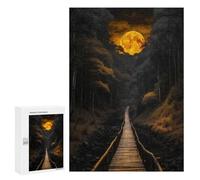 300 PCS Rompecabezas para Adultos Moonlit Bridge Rompecabezas para Adultos Juegos De Relajación Regalos para Mujeres Regalos De Cumpleaños 300 PCS