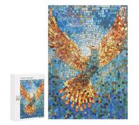 300 PCS Rompecabezas para Adultos Mosaic Golden Dove Artwork Juego Familiar De Rompecabezas Análisis Y Lógica Interacción Entre Padres E Hijos 300 PCS