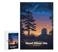 300 PCS Rompecabezas para Adultos Mount Wilson Observatory Rompecabezas para Adultos Juguetes De Bricolaje Análisis Y Lógica Cumpleaños Y Navidad 300 PCS