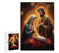 300 PCS Rompecabezas para Adultos Nativity Scene Jesus Rompecabezas para Adultos Juegos Divertidos Vacaciones En Casa Matar El Tiempo Regalos De Cumpleaños Y Únicos 300 PCS