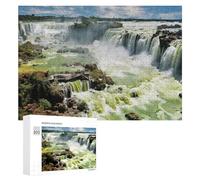 300 PCS Rompecabezas para Adultos Nature's Majestic Waterfall Wonderland Rompecabezas para Adultos Juegos De Relajación Regalo De Cumpleaños Cumpleaños Y Navidad 300 PCS