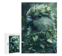 300 PCS Rompecabezas para Adultos Parrot Covered in Plants and Leaves Rompecabezas para Adultos Juegos Familiares Corte De Precisión Cumpleaños Y Navidad 300 PCS