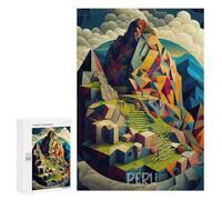 300 PCS Rompecabezas para Adultos Peru Machu Picchu Rompecabezas para Adultos Juegos Relajantes Corte De Precisión Cumpleaños Y Navidad 300 PCS