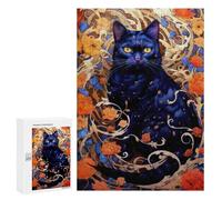 300 PCS Rompecabezas para Adultos Petals and Purrfection Cat Rompecabezas para Adultos Juegos De Relajación Regalos para Mujeres Regalos De Cumpleaños 300 PCS