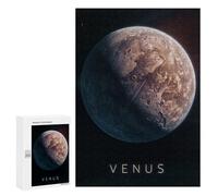 300 PCS Rompecabezas para Adultos Planet Venus in Space Rompecabezas para Adultos Juguete Decoración De Pared Mejora Los Recuerdos Regalos para Amigos Y Familiares 300 PCS