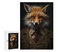 300 PCS Rompecabezas para Adultos Professor Einstein Fox Rompecabezas para Adultos Juego De Ingenio Pero Divertidos Y Regalos Humorísticos para Amigos Y Familiares 300 PCS