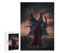 300 PCS Rompecabezas para Adultos Red Cloak in The Haunted Woods Rompecabezas para Adultos Juegos De Relajación Regalo De Cumpleaños Cumpleaños Y Navidad 300 PCS