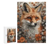 300 PCS Rompecabezas para Adultos Red Fox in Spring Forest Rompecabezas para Adultos Juguetes Antiestrés Una Obra De Arte Difícil Y Desafiante 300 PCS