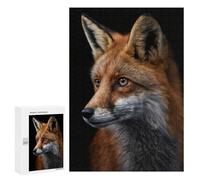 300 PCS Rompecabezas para Adultos Red Fox Portrait Rompecabezas para Adultos Juguetes Antiestrés Una Obra De Arte Difícil Y Desafiante 300 PCS