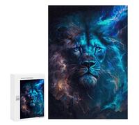 300 PCS Rompecabezas para Adultos Rompecabezas Galactic Lion Majesty Rompecabezas Juegos Relajantes Una Obra De Arte Cumpleaños 300 PCS