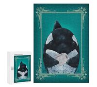 300 PCS Rompecabezas para Adultos Rompecabezas Orca Butt Napkin Rompecabezas para Adultos Juguetes Antiestrés Juego Difícil Y Desafiante Regalos 300 PCS