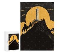 300 PCS Rompecabezas para Adultos Rompecabezas Silhouettes at The Tower Rompecabezas para Adultos Juguetes Antiestrés Juego Difícil Y Desafiante Regalos 300 PCS