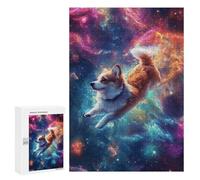 300 PCS Rompecabezas para Adultos Rompecabezas Space Pup Adventure -2 Rompecabezas para Adultos Juegos Relajantes Mejora La Memoria Cumpleaños 300 PCS
