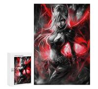 300 PCS Rompecabezas para Adultos Rompecabezas Succubus Demon Girl Rompecabezas para Adultos Juguetes Antiestrés Juego Difícil Y Desafiante Regalos 300 PCS
