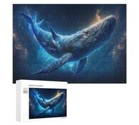 300 PCS Rompecabezas para Adultos Rompecabezas Whale Fantasy Artwork Rompecabezas Juegos Relajantes Una Obra De Arte Cumpleaños 300 PCS