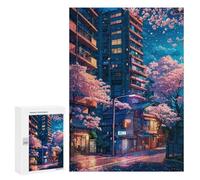 300 PCS Rompecabezas para Adultos Sakura Evenings Juego Familiar De Rompecabezas Análisis Y Lógica Interacción Entre Padres E Hijos 300 PCS