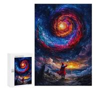 300 PCS Rompecabezas para Adultos Santa and The Cosmic Spiral Juego Familiar De Rompecabezas Análisis Y Lógica Interacción Entre Padres E Hijos 300 PCS