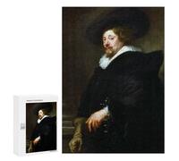 300 PCS Rompecabezas para Adultos Self Portrait Paul Rubens Juego Familiar De Rompecabezas Análisis Y Lógica Interacción Entre Padres E Hijos 300 PCS