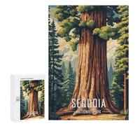 300 PCS Rompecabezas para Adultos Sequoia National Park Rompecabezas para Adultos Juego De Ingenio Pero Divertido Y Humorístico Actividades Divertidas En Casa, 300 PCS