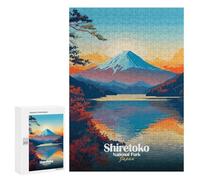 300 PCS Rompecabezas para Adultos Shiretoko National Park Japan Landscape Rompecabezas para Adultos Juegos Familiares Regalos para Mujeres Interacción Entre Padres E Hijos 300 PCS
