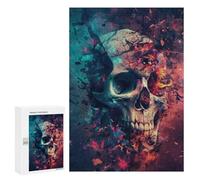 300 PCS Rompecabezas para Adultos Skull Fantasy Rompecabezas para Adultos Juegos Relajantes Corte De Precisión Cumpleaños Y Navidad 300 PCS