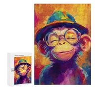 300 PCS Rompecabezas para Adultos Smile Monkey Rompecabezas para Adultos Juegos Divertidos Alivia El Estrés Desafiante De Completar 300 PCS