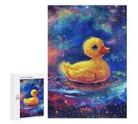 300 PCS Rompecabezas para Adultos Space Duck Toy Painting Rompecabezas para Adolescentes Regalo De Cumpleaños Ayuda A Ejercitar El Cerebro Juego Desafiante Regalos 300 PCS