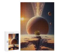 300 PCS Rompecabezas para Adultos Space Oasis Juego Familiar De Rompecabezas Análisis Y Lógica Interacción Entre Padres E Hijos 300 PCS
