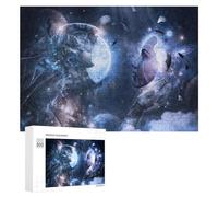 300 PCS Rompecabezas para Adultos Space Odyssey Cosmic Dreamscape Rompecabezas para Adultos Juegos De Relajación Regalo De Cumpleaños Cumpleaños Y Navidad 300 PCS