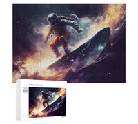 300 PCS Rompecabezas para Adultos Space Surfer Cosmic Wave Ride -1 Rompecabezas para Adultos Juegos De Relajación Regalo De Cumpleaños Cumpleaños Y Navidad 300 PCS