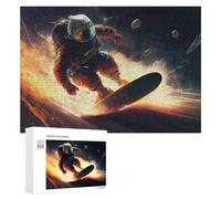 300 PCS Rompecabezas para Adultos Space Surfing Adventure -2 Rompecabezas para Adultos Juego Práctico Corte De Precisión Interacción Entre Padres E Hijos 300 PCS