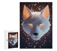 300 PCS Rompecabezas para Adultos Spirit of The Kitsune Fox Rompecabezas para Adultos Juegos De Relajación Regalos para Mujeres Regalos De Cumpleaños 300 PCS