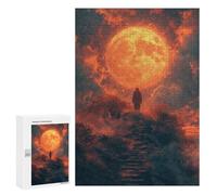 300 PCS Rompecabezas para Adultos Stairway to The Moon Rompecabezas para Adultos Juego De Ingenio Pero Divertidos Y Regalos Humorísticos para Amigos Y Familiares 300 PCS