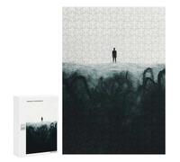 300 PCS Rompecabezas para Adultos Thalassophobia Solitary Figure in Dark Waters Rompecabezas para Adultos Juguetes De Bricolaje Decoración del Hogar Difíciles Y Desafiantes 300 PCS
