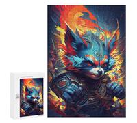 300 PCS Rompecabezas para Adultos The Angry Powerful Raccoon Rompecabezas para Adultos Juegos Relajantes Corte De Precisión Cumpleaños Y Navidad 300 PCS