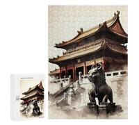 300 PCS Rompecabezas para Adultos The Forbidden City China Rompecabezas para Adultos Juguete Decoración De Pared Decoración del Hogar 300 PCS