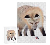 300 PCS Rompecabezas para Adultos The Fox and The Bullfinch Rompecabezas para Adultos Juego De Ingenio Pero Divertidos Y Regalos Humorísticos para Amigos Y Familiares 300 PCS