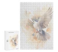 300 PCS Rompecabezas para Adultos The Holy Spirit - Minimalist Watercolor Painting Rompecabezas para Adultos Juguete Decoración De Pared Decoración del Hogar 300 PCS