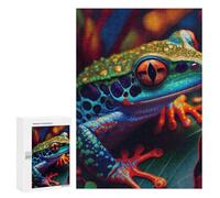 300 PCS Rompecabezas para Adultos The Little Jumping Frog 2 Rompecabezas para Adultos Juego De Ingenio Pero Divertidos Y Regalos Humorísticos para Amigos Y Familiares 300 PCS