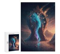 300 PCS Rompecabezas para Adultos Time Portal in The Desert Rompecabezas para Adultos Juegos Relajantes Corte De Precisión Cumpleaños Y Navidad 300 PCS