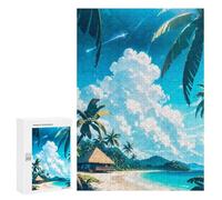 300 PCS Rompecabezas para Adultos Tranquil Tides Rompecabezas para Adultos Juguete Decoración De Pared Decoración del Hogar 300 PCS