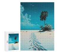 300 PCS Rompecabezas para Adultos Travel Along The Beach Rompecabezas para Adultos Juegos Divertidos Alivia El Estrés Desafiante De Completar 300 PCS