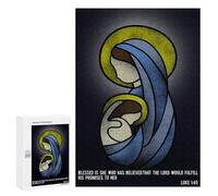 300 PCS Rompecabezas para Adultos Virgin Mary Quote Rompecabezas para Adultos Juegos Divertidos Regalos para Mujeres Desafiantes De Completar 300 PCS