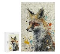 300 PCS Rompecabezas para Adultos Whimsical Fox Art Rompecabezas para Adultos Juguetes Antiestrés Una Obra De Arte Difícil Y Desafiante 300 PCS