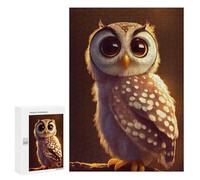 300 PCS Rompecabezas para Adultos Whispering Woods The Enchanted Owl Rompecabezas para Adultos Juegos Divertidos Alivia El Estrés Desafiante De Completar 300 PCS
