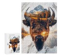 300 PCS Rompecabezas para Adultos Wild Spirit of The Prairie Rompecabezas para Adultos Juego De Ingenio Pero Divertidos Y Regalos Humorísticos para Amigos Y Familiares 300 PCS