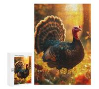 300 PCS Rompecabezas para Adultos Wild Turkey in Autumn Rompecabezas para Adultos Juguete Decoración De Pared Decoración 300 PCS