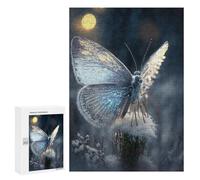 300 PCS Rompecabezas para Adultos Winter Butterfly Fantasy-2 Rompecabezas para Adultos Juguete Decoración De Pared Mejora Los Recuerdos Regalos para Amigos Y Familiares 300 PCS