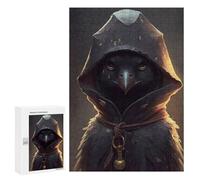 300 PCS Rompecabezas para Adultos Wizard The Crow Portrait Rompecabezas para Adultos Juegos De Relajación Regalos para Mujeres Regalos De Cumpleaños 300 PCS
